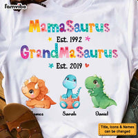 Personalized Grandmasaurus Colorful Flower Shirt - Hoodie - Sweatshirt 23754 thumb 1