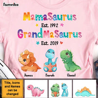 Personalized Grandmasaurus Colorful Flower Shirt - Hoodie - Sweatshirt 23754 thumb 1