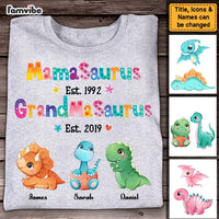 Personalized Grandmasaurus Colorful Flower Shirt - Hoodie - Sweatshirt 23754 thumb 1