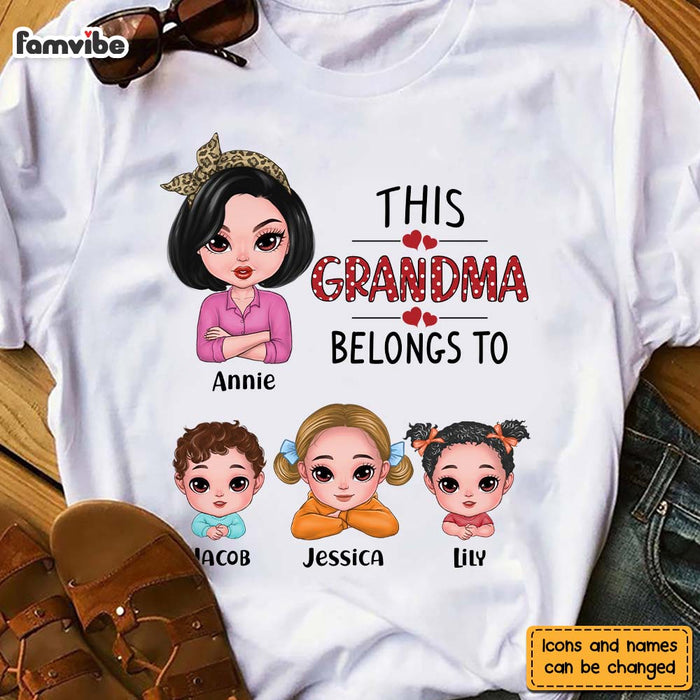 Personalized This Grandma Belongs To Shirt - Hoodie - Sweatshirt 23755 1