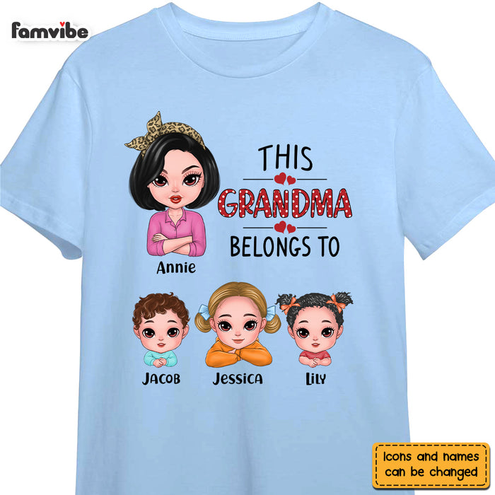 Personalized This Grandma Belongs To Shirt - Hoodie - Sweatshirt 23755 1