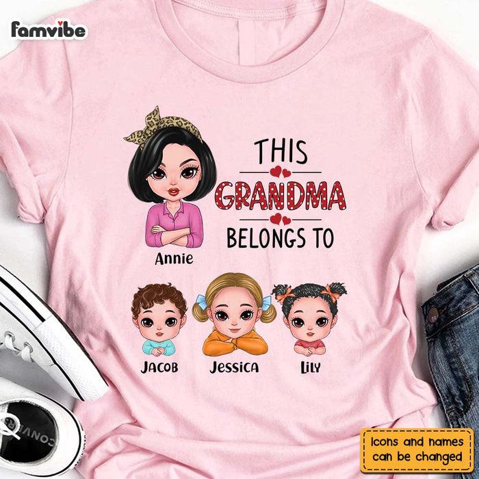 Personalized This Grandma Belongs To Shirt - Hoodie - Sweatshirt 23755 1