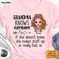 Personalized Grandma Knows Everything Shirt - Hoodie - Sweatshirt 23758 thumb 1