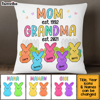 Personalized First Mom Now Grandma Easter Pillow 23761 thumb 1