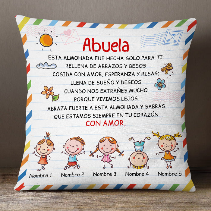 Personalized Grandma Spanish Abuela Pillow AP271 67O53 1