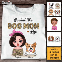 Personalized Rocking The Dog Mom Life Shirt - Hoodie - Sweatshirt 23763 thumb 1