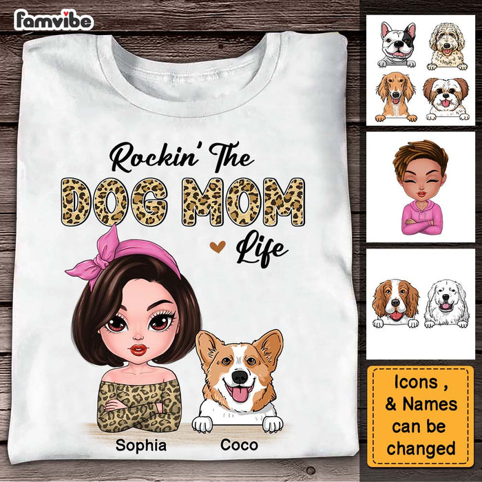 Personalized Rocking The Dog Mom Life Shirt - Hoodie - Sweatshirt 23763 1