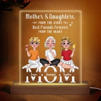 Personalized Mother And Daughter Friends Forever Plaque LED Lamp Night Light 23764 thumb 1