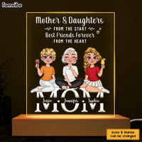 Personalized Mother And Daughter Friends Forever Plaque LED Lamp Night Light 23764 thumb 1