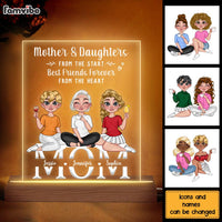 Personalized Mother And Daughter Friends Forever Plaque LED Lamp Night Light 23764 thumb 1