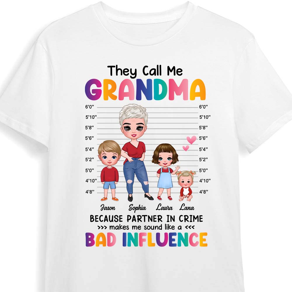 Personalized Gift They Call Me Grandma Shirt 23766 Primary Mockup