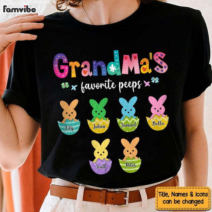 Personalized Gift for Grandma's Favorite Peeps Shirt - Hoodie - Sweatshirt 23767 1