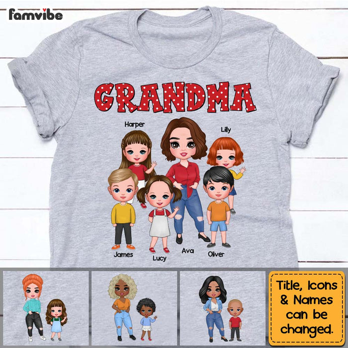 Personalized Gift for Grandma Shirt - Hoodie - Sweatshirt 23771 1