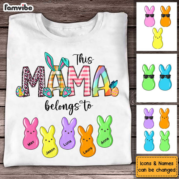 Personalized Gift for Mom Easter Bunny Shirt - Hoodie - Sweatshirt 23775 1