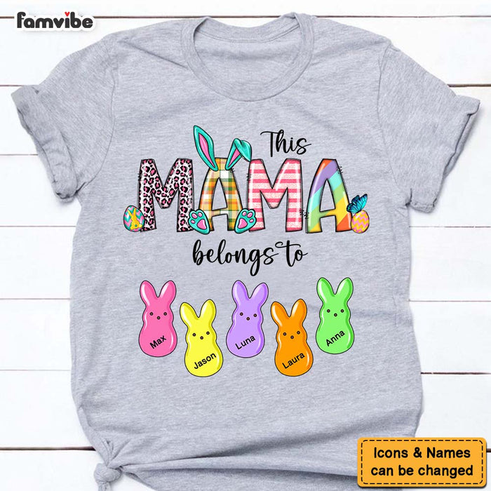 Personalized Gift for Mom Easter Bunny Shirt - Hoodie - Sweatshirt 23775 1