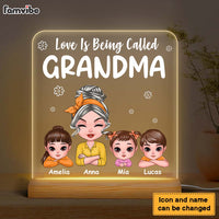 Personalized Love Is Being Called Grandma Plaque LED Lamp Night Light 23781 thumb 1