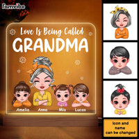 Personalized Love Is Being Called Grandma Plaque LED Lamp Night Light 23781 thumb 1