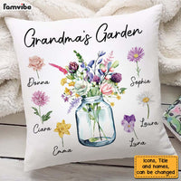 Personalized Grandma's Garden Pillow 23782 thumb 1