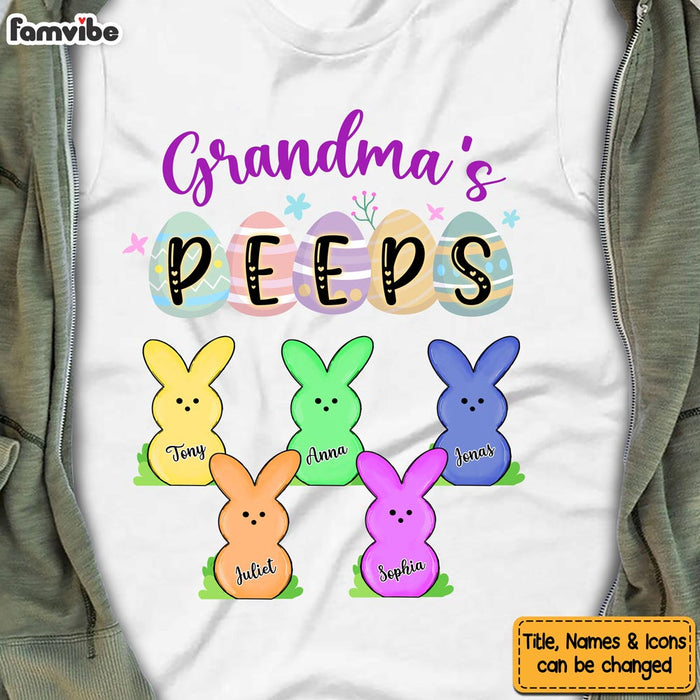 Personalized Grandma Easter Peeps Shirt - Hoodie - Sweatshirt 23784 1