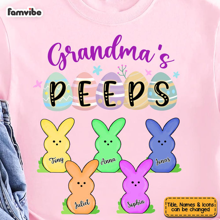 Personalized Grandma Easter Peeps Shirt - Hoodie - Sweatshirt 23784 1