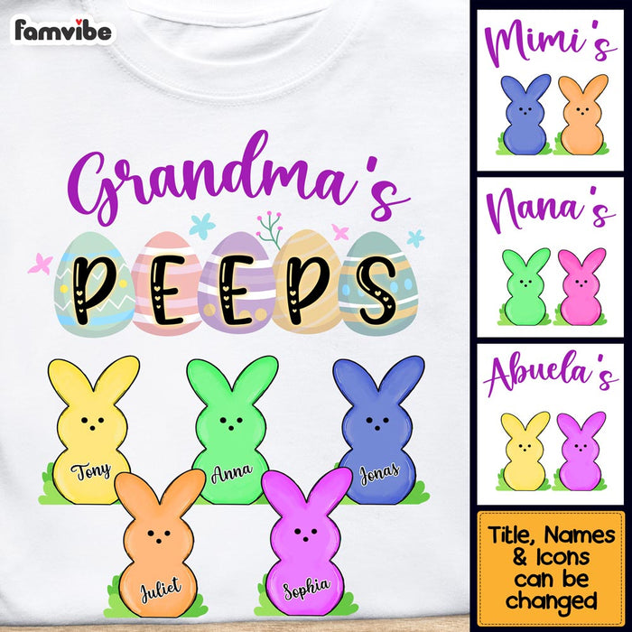Personalized Grandma Easter Peeps Shirt - Hoodie - Sweatshirt 23784 1