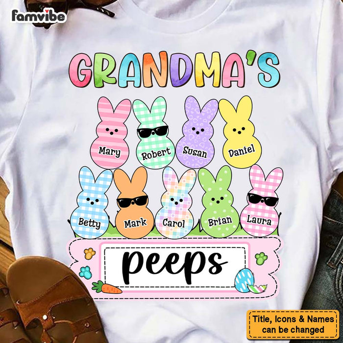Personalized Grandma's Peeps Easter Shirt - Hoodie - Sweatshirt 23789 1
