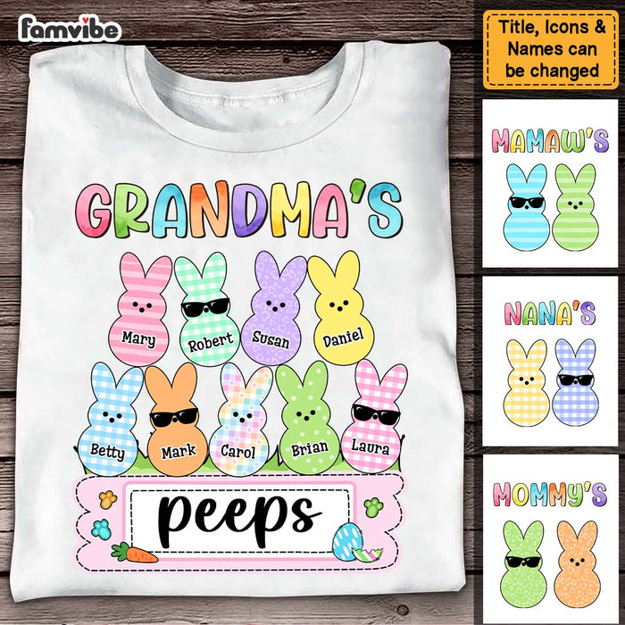 Personalized Grandma's Peeps Easter Shirt - Hoodie - Sweatshirt 23789 1
