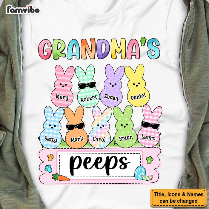 Personalized Grandma's Peeps Easter Shirt - Hoodie - Sweatshirt 23789 1