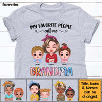 Personalized My Favorite People Call Me Grandma Shirt - Hoodie - Sweatshirt 23790 thumb 1