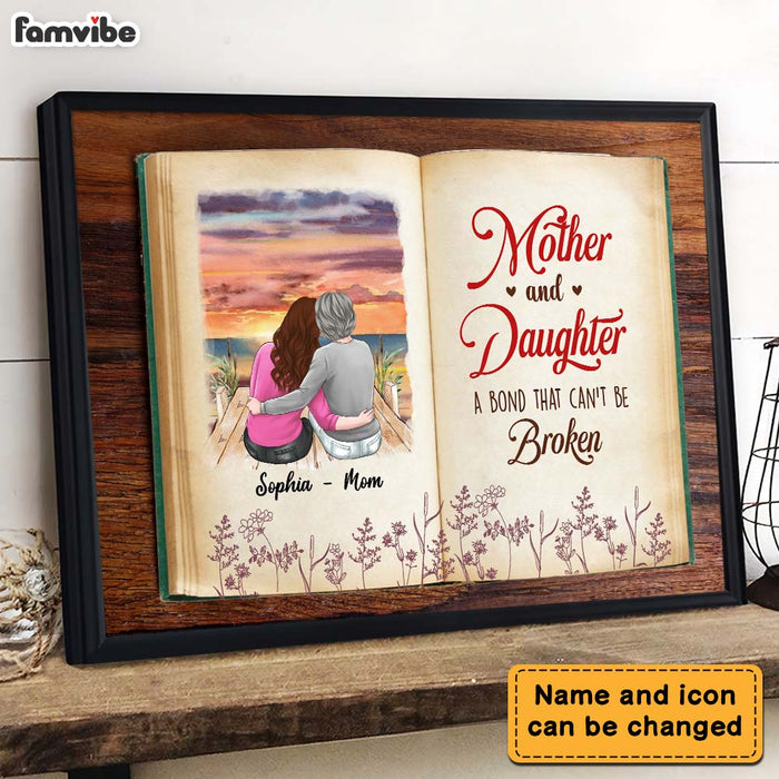 Personalized Gift Mother And Daughter Poster 23792 1