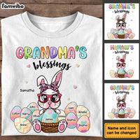 Personalized Easter Grandma Bunny's Blessings Shirt - Hoodie - Sweatshirt 23796 thumb 1