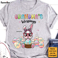 Personalized Easter Grandma Bunny's Blessings Shirt - Hoodie - Sweatshirt 23796 thumb 1