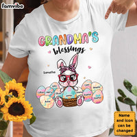 Personalized Easter Grandma Bunny's Blessings Shirt - Hoodie - Sweatshirt 23796 thumb 1