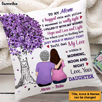 Personalized Mom Purple Tree Pillow 23797 thumb 1