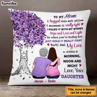 Personalized Mom Purple Tree Pillow 23797 thumb 1