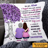 Personalized Mom Purple Tree Pillow 23797 thumb 1