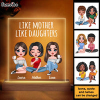 Personalized Like Mother Like Daughter Plaque LED Lamp Night Light 23799 thumb 1
