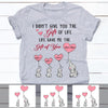 Personalized Elephant Mom Grandma T Shirt AP12 26O57 1