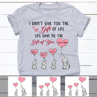 Personalized Elephant Mom Grandma T Shirt AP12 26O57 thumb 1