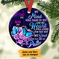 Personalized My Mind Still Rose Memorial Ornament OB263 30O60 thumb 1