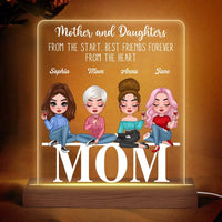 Personalized Mother And Daughter Friends Forever Plaque LED Lamp Night Light 23801 thumb 1