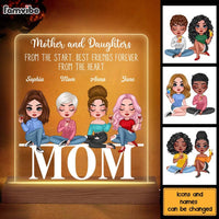 Personalized Mother And Daughter Friends Forever Plaque LED Lamp Night Light 23801 thumb 1