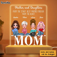 Personalized Mother And Daughter Friends Forever Plaque LED Lamp Night Light 23801 thumb 1