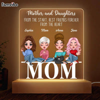 Personalized Mother And Daughter Friends Forever Plaque LED Lamp Night Light 23801 thumb 1