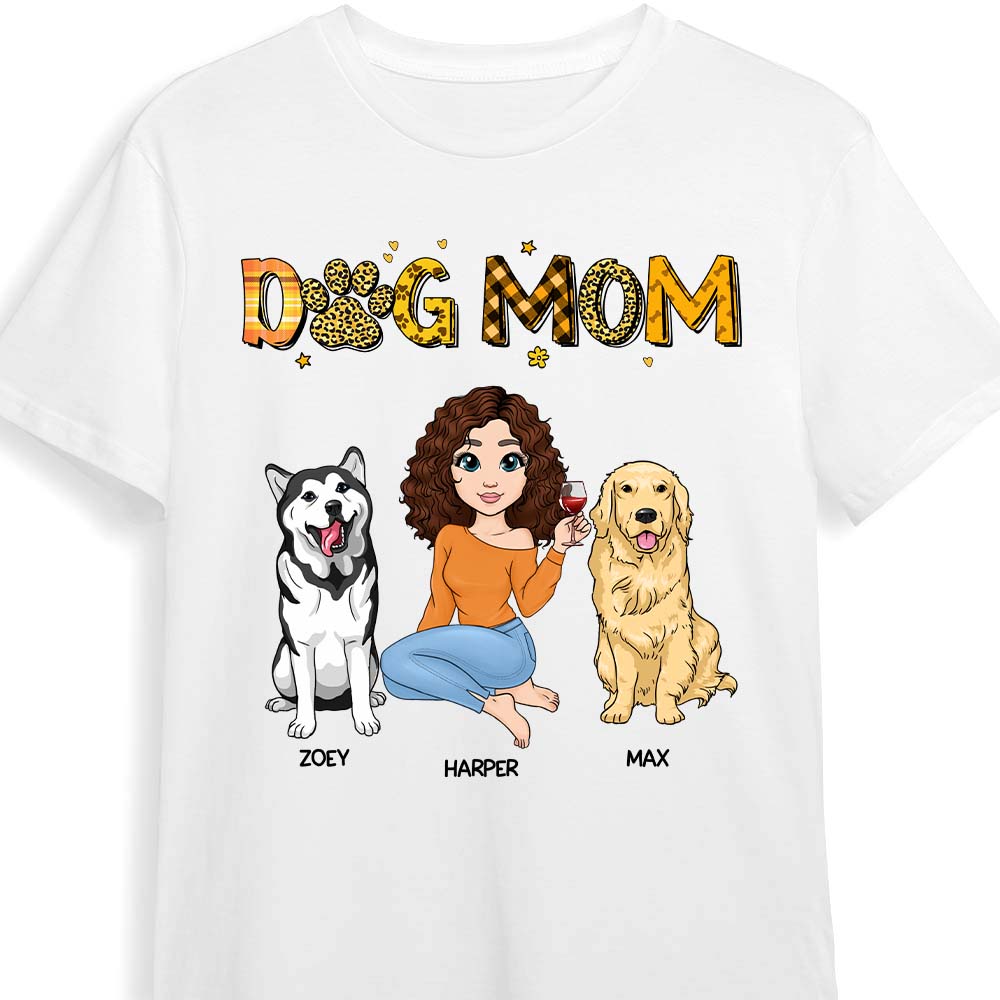 Personalized Gift For Dog Mom Shirt 23808 Primary Mockup