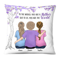 Personalized Mom You Are The World Pillow 23809 thumb 1