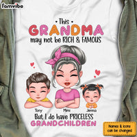 Personalized Gift This Grandma May Not Be Rich And Famous Shirt - Hoodie - Sweatshirt 23811 thumb 1