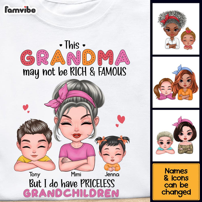 Personalized Gift This Grandma May Not Be Rich And Famous Shirt - Hoodie - Sweatshirt 23811 1