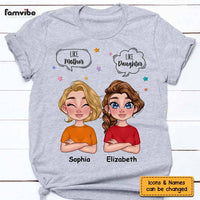 Personalized Gift Like Mother Like Daughter Text Bubble Shirt - Hoodie - Sweatshirt 23814 thumb 1