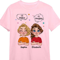 Personalized Gift Like Mother Like Daughter Text Bubble Shirt - Hoodie - Sweatshirt 23814 thumb 1